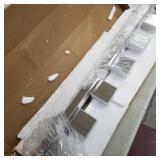 Ralbay Modern LED Bathroom Vanity Lights 6 Lights Acrylic Stainless Steel LED Vanity Light Fixtures for Bathroom Lighting 6000K Cool White Light