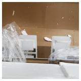 Ralbay Modern LED Bathroom Vanity Lights 6 Lights Acrylic Stainless Steel LED Vanity Light Fixtures for Bathroom Lighting 6000K Cool White Light