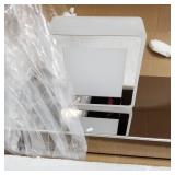 Ralbay Modern LED Bathroom Vanity Lights 6 Lights Acrylic Stainless Steel LED Vanity Light Fixtures for Bathroom Lighting 6000K Cool White Light