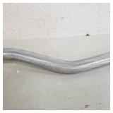 Curling Barbell Weight Bar 47" Standard Ez Curl Bar Solid Iron Weighted Workout Barbell Weight Lifting Bar for Home Strength Training Fitness Exercise Equipment (weights are not included)