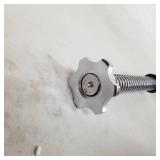 Curling Barbell Weight Bar 47" Standard Ez Curl Bar Solid Iron Weighted Workout Barbell Weight Lifting Bar for Home Strength Training Fitness Exercise Equipment (weights are not included)