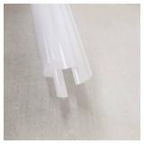 Muzata 3.3FT/1M Spotless LED Channel System with Milky White Frosted Diffuser,Black Deep Aluminum Profile Housing Track for Strip Tape Light U101 1M BW,LU2 LN1 LW1