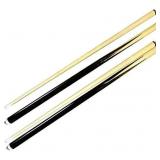 ISPIRITO Pool Cues 2-Piece 58 Inch House Bar Billiard Cue Sticks 13mm Glue-on Tips Hardwood Wooden Cues
