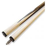 ISPIRITO Pool Cues 2-Piece 58 Inch House Bar Billiard Cue Sticks 13mm Glue-on Tips Hardwood Wooden Cues