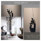 WINGOFFLY Resin Made Climbing Man Wall Art