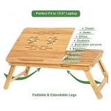 SONGMICS Bamboo Laptop Desk