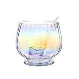 Godinger Monterey Iridescent Punch Bowl Size One Size - Blue