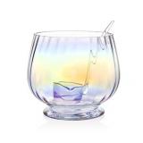 Godinger Monterey Iridescent Punch Bowl Size One Size - Blue