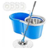 Spin Mop and Bucket System