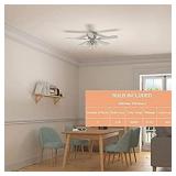 Inlight Indoor Low Profile Ceiling Fan with 3 LED Lights