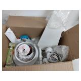 Inlight Indoor Low Profile Ceiling Fan with 3 LED Lights