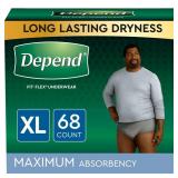 Depend FIT-FLEX Adult Incontinence Underwear for Men
