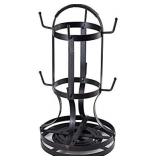 Gourmet Basics by Mikasa 5158729 Metal Rotating 8-Cup Mug Tree, Antique Black