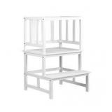 SUNYAO Kids Kitchen Step Stool with Safety Rail