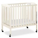 Dream On Me 3-in-1 Folding Portable Mini Crib, French White