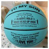 To My Son - Always Hold Your Head Up High Personalized Basketball