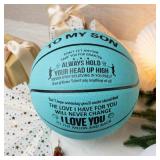 To My Son - Always Hold Your Head Up High Personalized Basketball