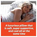 Layla Sleep Kapok Pillows | Cooling Capabilities | Natural Fill | Comfortably Adjustable | Airy Cloud Feel for Refreshing and Balanced Sleep | Size: Standard/Queen