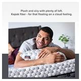 Layla Sleep Kapok Pillows | Cooling Capabilities | Natural Fill | Comfortably Adjustable | Airy Cloud Feel for Refreshing and Balanced Sleep | Size: Standard/Queen