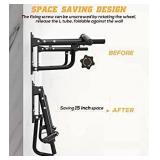 JZBRAIN Wall Mounted Pull Up Bar, Strength Training Pull-UP Bars, Heavy Duty Wall Mount Chin Up Bar with Exercise Bands, 8 Hole Design for Home Gym Indoor Outdoor 550 LB