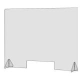 Plexiglass Shield, 32.5"Ã25"
