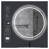 FITOLOGY Rectangle/Round LED Bathroom Mirror Anti Fog Dimmable