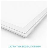Luxrite LED Light Panel, 1x4 FT, 45W, 4000K Cool White, 4725 Lumens, 12x48 Inch LED Flat Panel, 0-10V Dimmable, DLC Listed, UL Listed, Pack of 2