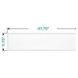 Luxrite LED Light Panel, 1x4 FT, 45W, 4000K Cool White, 4725 Lumens, 12x48 Inch LED Flat Panel, 0-10V Dimmable, DLC Listed, UL Listed, Pack of 2