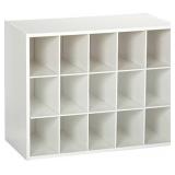 ClosetMaid White 15 Cube Storage Stacker Organizer 898300