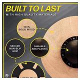 Balance Board - Core Trainer Made Of Wood - Increase Stabilty, Strength and Flexibility