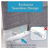 SURPCOS Bed Rails for Toddlers - 60â 70â 80â Extra Long Baby Bed Rail Guard for Kids Twin, Double, Full Size Queen & King Mattress (Grey, 1Side: 40"(L) X30(H))