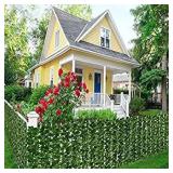 DearHouse Artificial Ivy Privacy Fence Screen, 118x59in Artificial Hedges Fence and Faux Ivy Vine Leaf Decoration for Outdoor Garden Decor