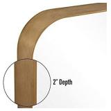 5cm Thick, Bathroom Mirror with Stainless Steel Metal Frame Rounded Corner, Rectangle Mirror, Wall Mirror, 22" x 30", Gold