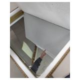 5cm Thick, Bathroom Mirror with Stainless Steel Metal Frame Rounded Corner, Rectangle Mirror, Wall Mirror, 22" x 30", Gold