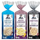 Quaker Large Rice Cakes, 3 Flavor Topper Variety Pack, Pack of 6