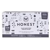 The Honest Company Baby Wipes| Pattern Play | Over 99 Percent Water | Pure & Gentle | Plant-Based | Fragrance Free | Extra Thick & Durable Wet Wipes, 72 Count (Pack of 8)