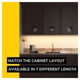 GETINLIGHT 3 Color Levels Dimmable LED Under Cabinet Lighting with ETL Listed, Warm White (2700K), Soft White (3000K), Bright White (4000K), White Finished, 32-inch, IN-0210-4