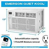 Emerson Quiet Kool - 350 Sq. Ft. Window Air Conditioner - White