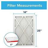 Filtrete 14x25x1, AC Furnace Air Filter, MPR 1000, Micro Allergen Defense, 2-Pack (exact dimensions 13.781 x 24.781 x 0.84)