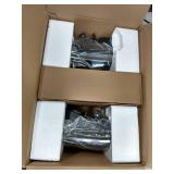 2003-2006 Silverado Headlight Assembly by ADCARLIGHTS - Headlights for 2003-2006 Chevy Silverado/Avalanche 1500 2500 3500 Headlamp Replacement Left and Right - Black Housing Clear Reflector