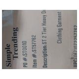 Simple Trending Double Rail Clothes Garment Rack, Heavy ?Collapsible, Chrome