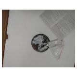 Gdrasuya10 Ceiling Fan with Lights 23Inch , Modern Double Circle Invisible LED Fan Chandelier Semi Flush Mount Tricolor Dimming with Remote Control(color varies) (black)