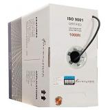 Cat6 Plenum (CMP) 1000ft Cable, 23AWG | 100% Solid Bare Copper | 550MHz | Unshielded Twisted Pair (UTP) Bulk Ethernet Cable, Available in 10 Colors Blue