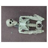 Seasons Poseable Skeleton Halloween Decoration Bone 36 in. H x 4 in. W x 9-1/2 in. L