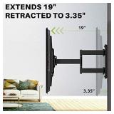 USX MOUNT Full Motion TV Wall Mount Bracket fits for 32-90" TVs Holds up to 150lbs with Sliding Design for TV Centering, Swivel, Tilt, Max VESA 600x400mm, Arms for 16", 18", 24" Studs