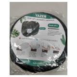 Yazer Mesh Popup Laundry Hamper - Portable, Durable Handles, Collapsible for Storage and Easy to Open. Folding Pop-Up Clothes Hampers are Great for The Kids Room, College Dorm or Travel. (Black