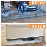 Garage Door Seals Bottom Rubber with Pre-drilled Aluminum Track Retainer Base Kit,Heavy-Duty U Shape +O Ring Combination Garage Door Weather Stripping Kit (10 Ft)