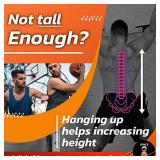 Pull Up Bar for Doorway - Chin Up Bar No Screws - Strength Training Workout Pull-Up Bars with Automatic Locking - Adjustable Width for Home Gym Exercise Fitness with Level Meter Hanging up to 440 LBS