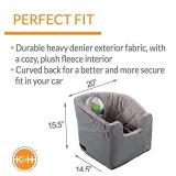 K&H Pet Products Bucket Booster Dog Car Seat Small Gray 14.5" x 20"