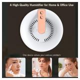 3L Large Capacity Air Humidifier Cool Mist Humidifiers Air Vaporizer with Real-Time Moisture Display Screen Colorful Night Light for Bedroom Living Room white